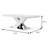 79.4" W Glam Dining Table, Chrome-1030735547