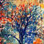 «Fall Season» par Irena Orlov, reproduction sur toile tendue-16029314