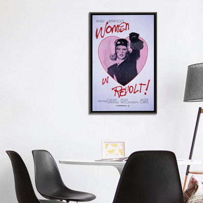 «Women In Revolt», reproduction d'art sur toile encadrée