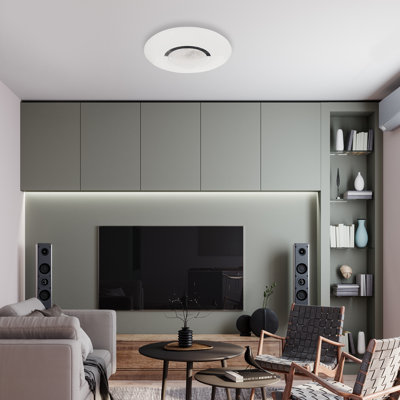 Sparky Plastic LED Flush Ceiling Light