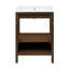 Meuble-lavabo autoportant en chêne 24 po avec plateau d'évier Château-105680439-105680442-121323632