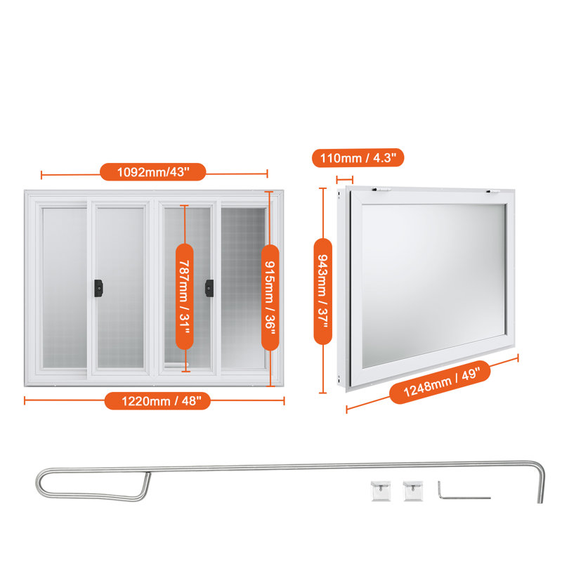 Auvent de service de camion de nourriture 48 "L x 36" l 48 "