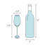 Intermezzo Blue 5.75 oz. White Wine Glass