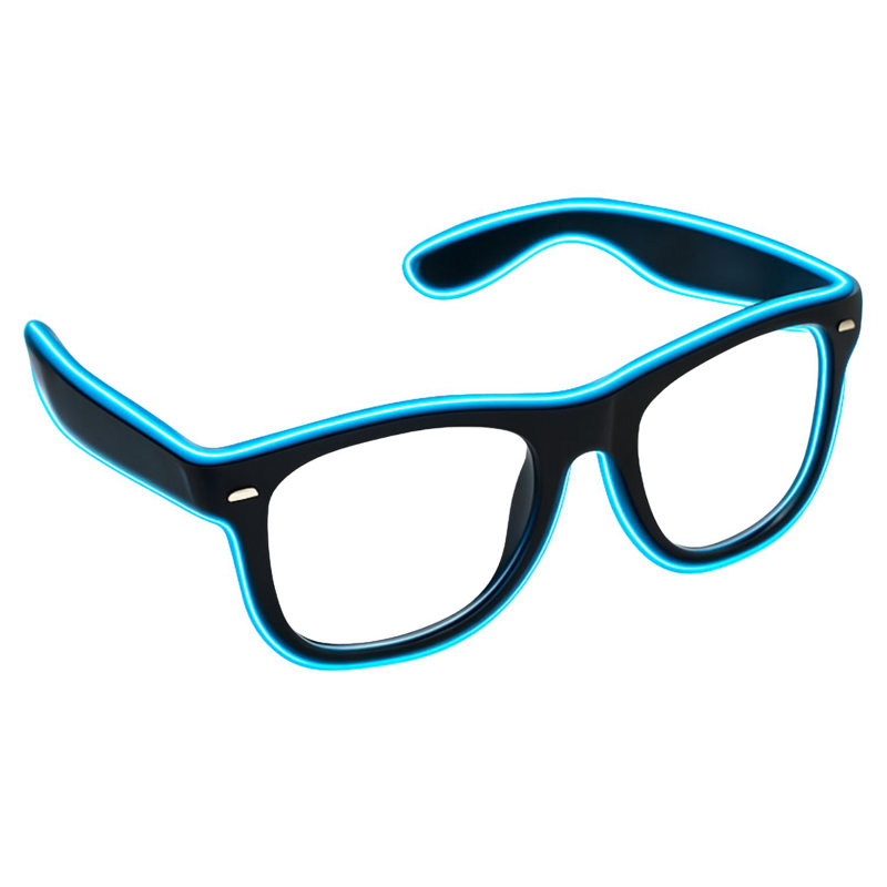 LED Glow Glasses – Light Up Party Eyewear for Festivals, Birthdays & Night Events, Blue