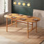 Table de salle à manger en bois de hêtre massif Beverly Hills-1714581171