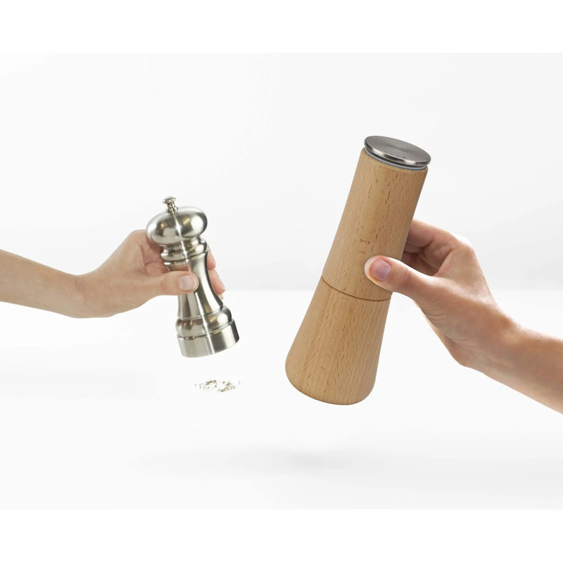 Milltop Wood Pepper Mill, Salt Mill