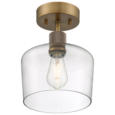 Southglenn Glass Semi Flush Mount
