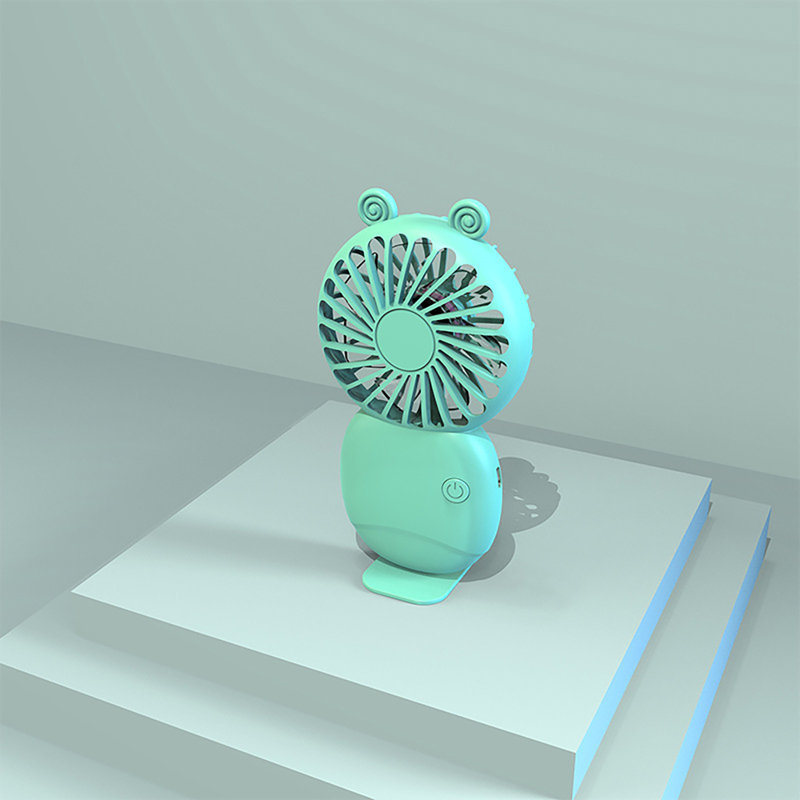 Ventilateur de poche portable avec support de bureau kbndieu, Green