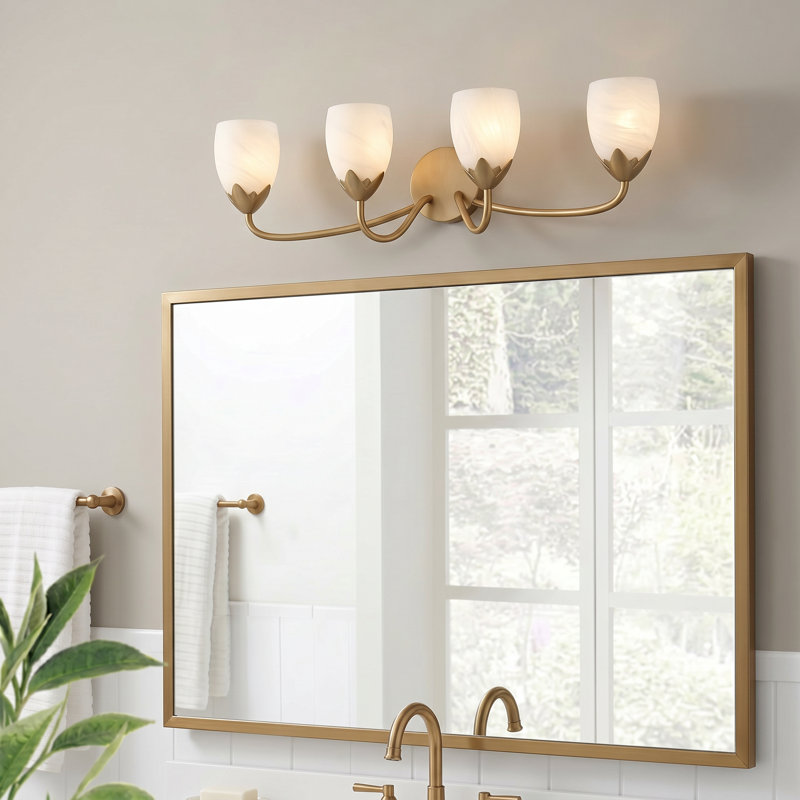 Éclairage pour salle de bain 4 lumières Jacobs, Quatre lumières