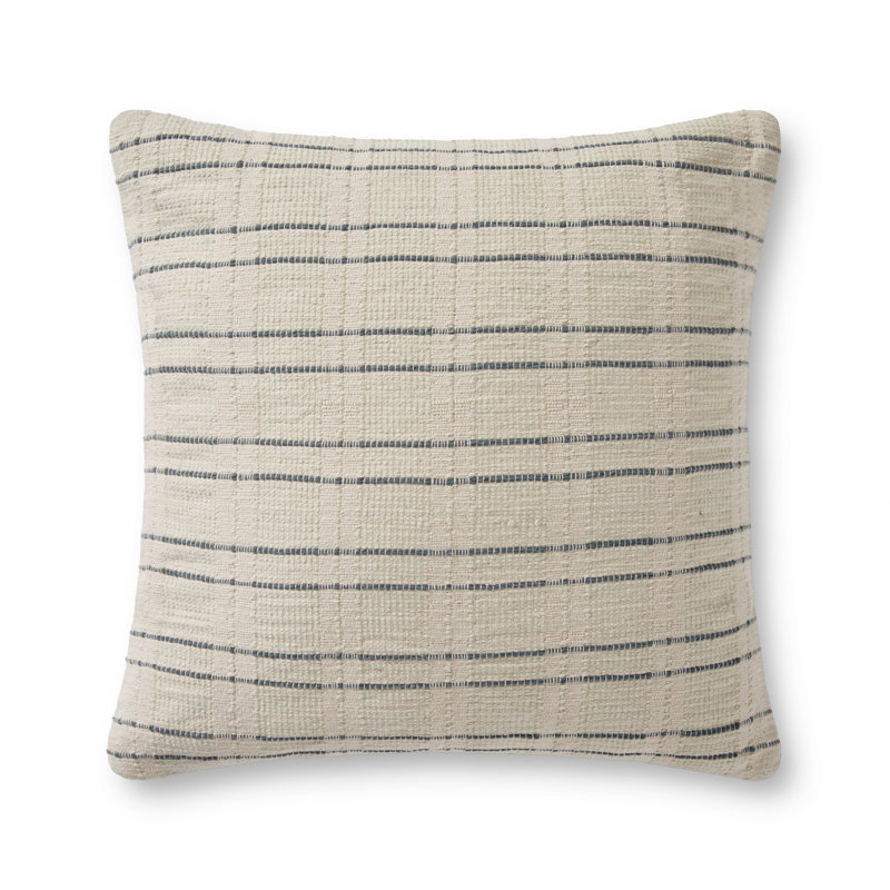 Coussin Amber Lewis x Loloi Pal0006 crème / bleu, Duvet