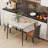 Annagh Stone Top Metal Base Dining Table-268854960-268854966