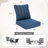 Outdoor Deep Seat Chair Cushion Set-121594430-121594424