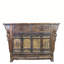 Carved Elm Dual-Drawer Cabinet