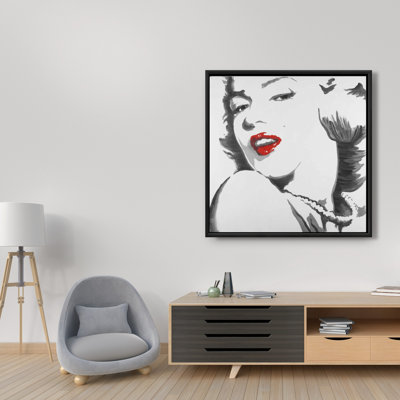 «Marilyn Monroe Outline Style» sur toile