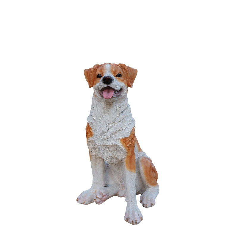 Lifelike Hound Dog Statue