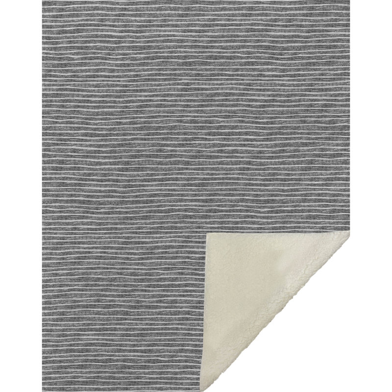 Jeté en sherpa Addison, Gris