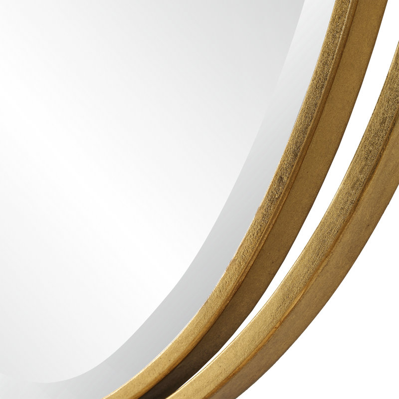 Heatherlynn Gold Oval Mirror