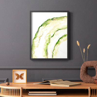 Lichen Halo I, reproduction encadrée - bois massif
