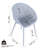 Holiday - 2-Pack Modern Lounge Chairs – Indoor/Outdoor All-Weather PP Plastic, Lightweight  For Patio, Beach, Living Room-967701877