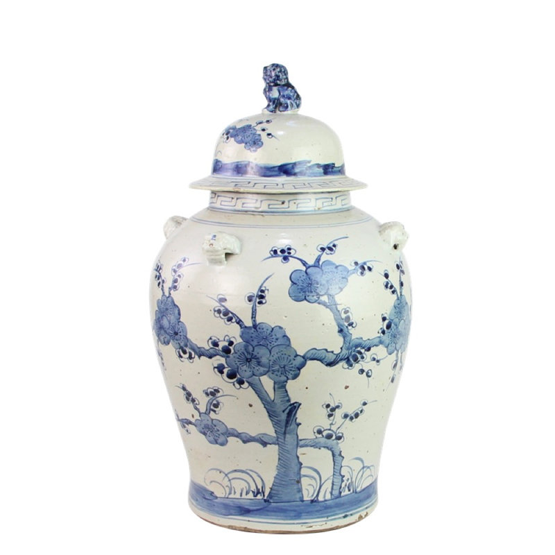 Handcrafted Porcelain China Ginger Jar