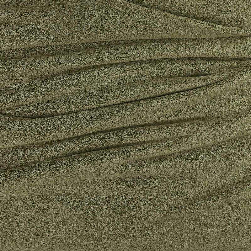Ensemble d'édredon Brooklyn Loom Marshmallow, Édredon pour grand lit + 2 taies décoratives sta, Vert olive