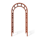 39'' W x 23'' D Polyvinyl Chloride (PVC) Arbor in Brown