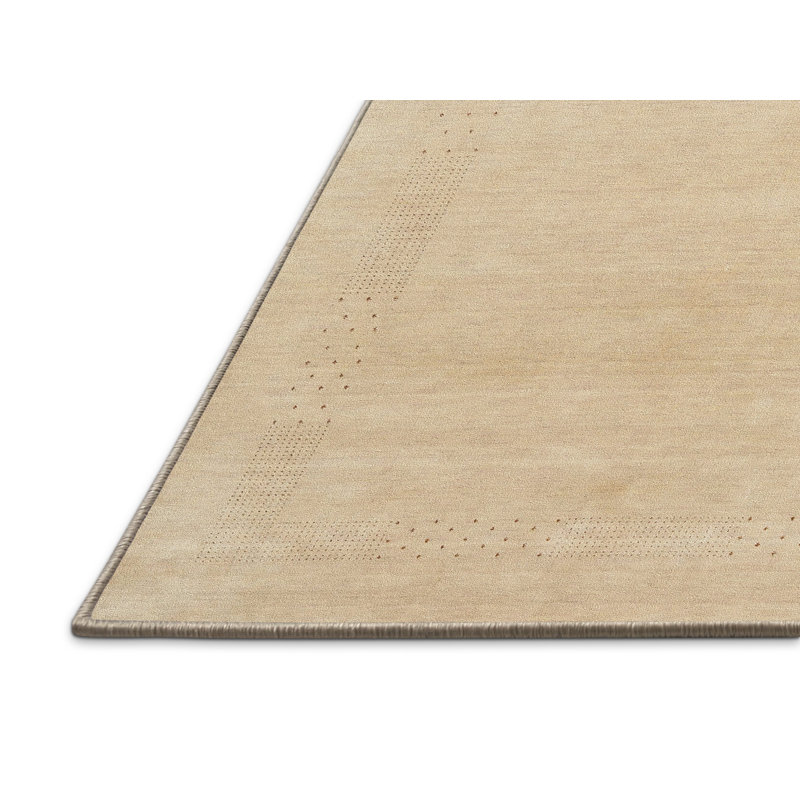 Surface beige contemporaine tapis, Rectangle 5 pi x 7 pi