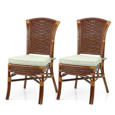Codah Dragan Fabric Side Chair Dining Chair by Bay Isle Home