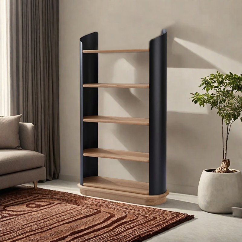 Bibliothèque sur pied de style américain
