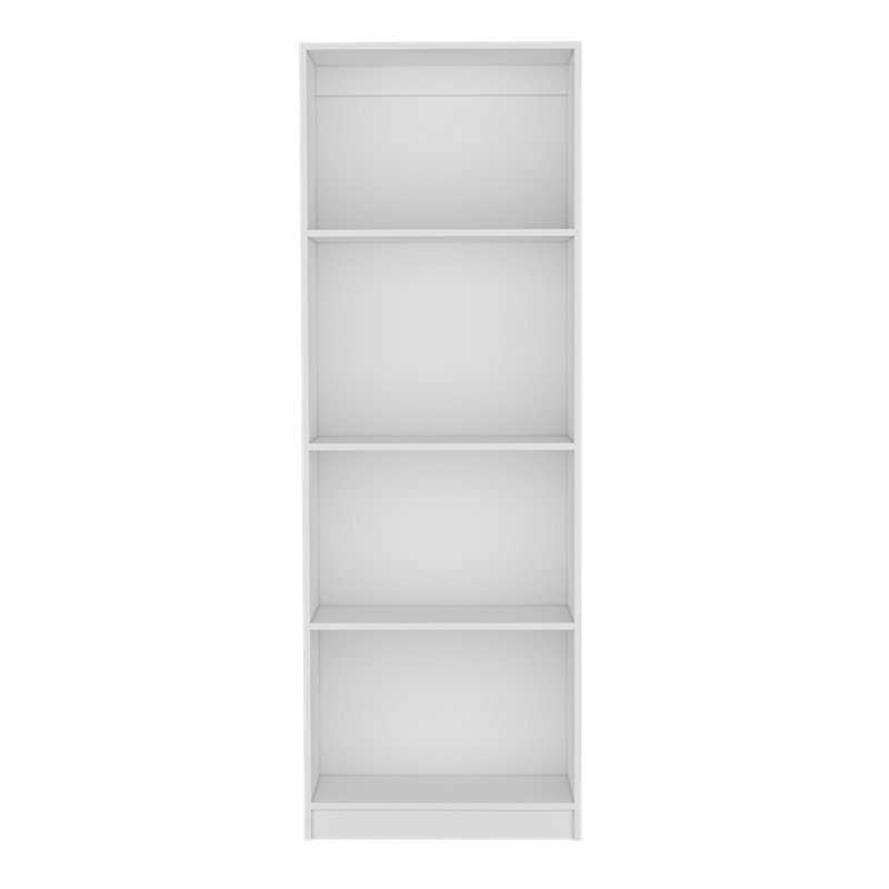 Bibliothèque, bureau, blanc, (4 tablettes) H 71,1 po x l 24,7 po x P 11,7 po, Blanc