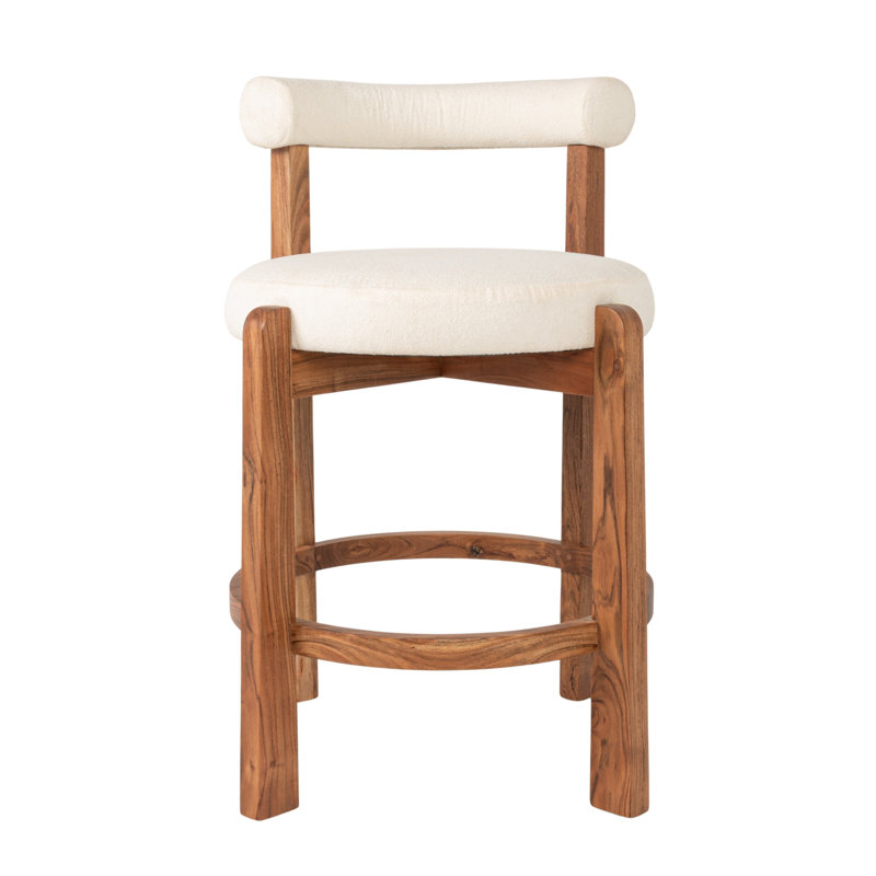 Chaise de bar en acacia Lucas