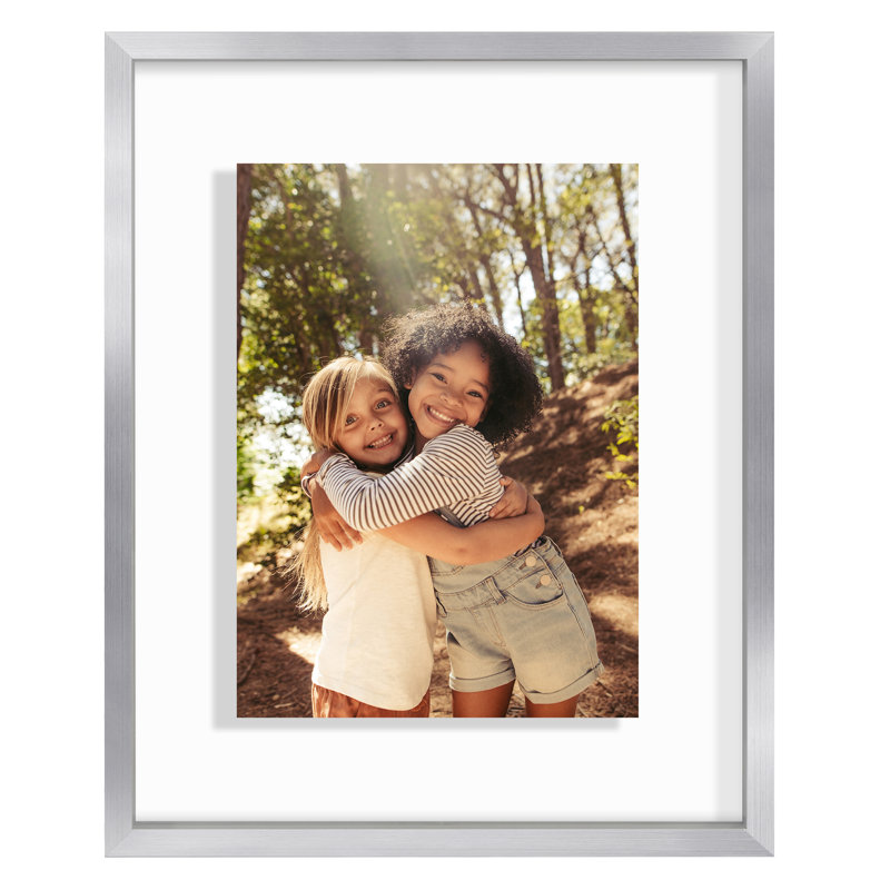 Cadre photo Wakas, Argent, 8 po x 10 po