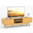 Mid Century Modern Tv Stand With Sliding Doors For Tvs Up To 65"