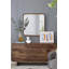 Miroir carré 32 po x 32 po avec cadre en bois, miroir mural pour vestibule de salle de bain