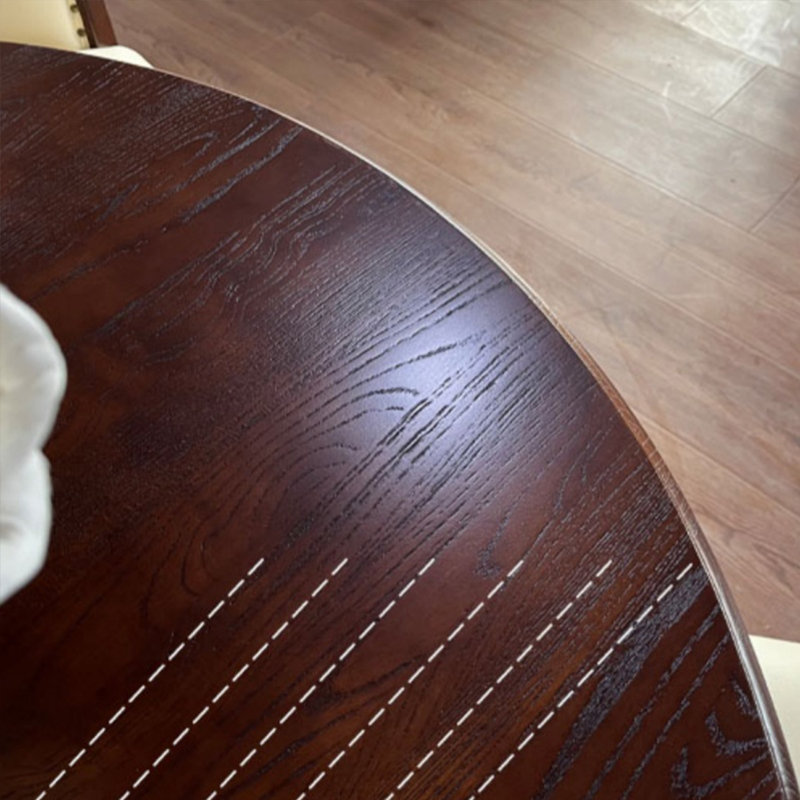 Ensemble de table de salle à manger en bois massif, H 29,52 po x L 47,24 po x l 47,24 po