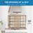 Stairway Special Safety Gate Wood