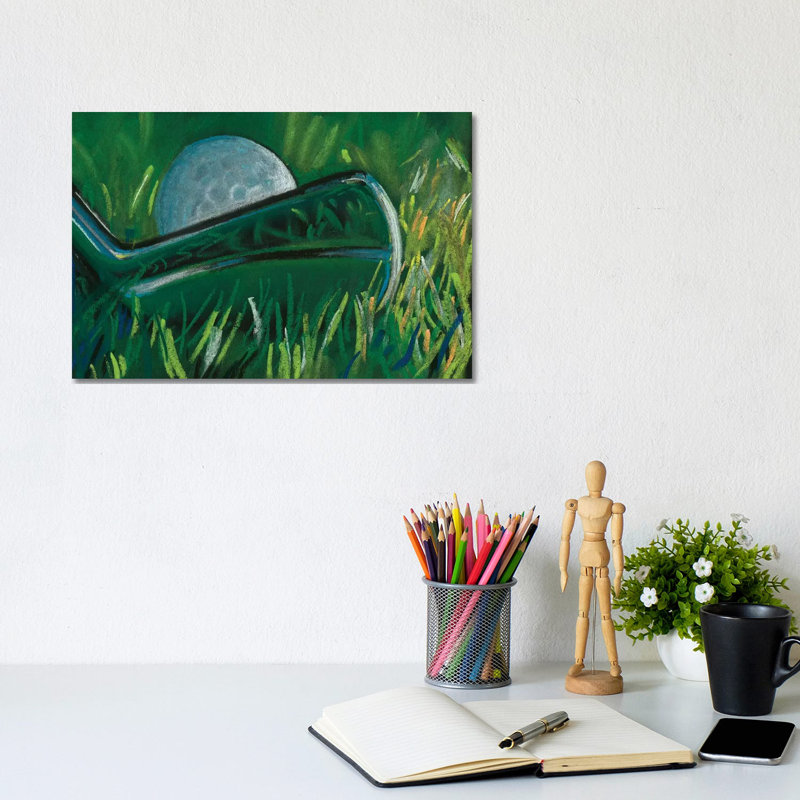 Tee Time I by Jennifer Paxton Parker - Wrapped Canvas Gallery-Wrapped Canvas Giclée, 20.32cm H x 30.48cm W