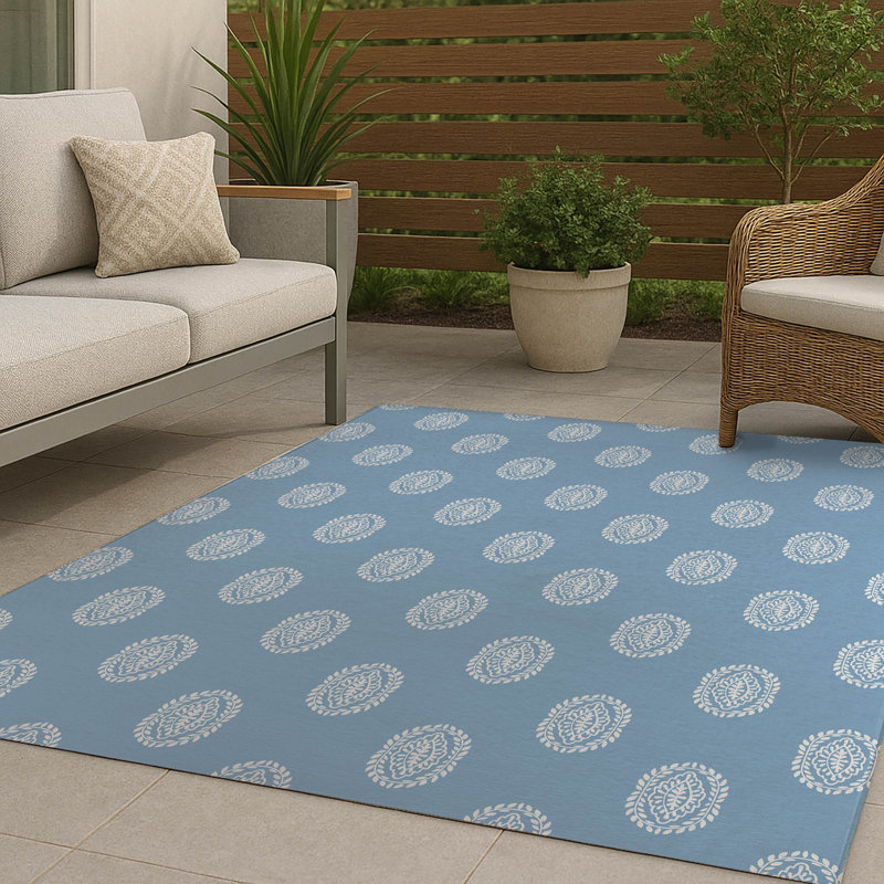 Maddy Non Slip Outdoor Rug, Rectangle 4' x 6'