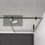 Porte de douche en verre, porte coulissante, avec verre trempé de 5/16 po 6074-111670835