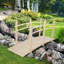 Pont de jardin décoratif de 7,5 pi-95981061