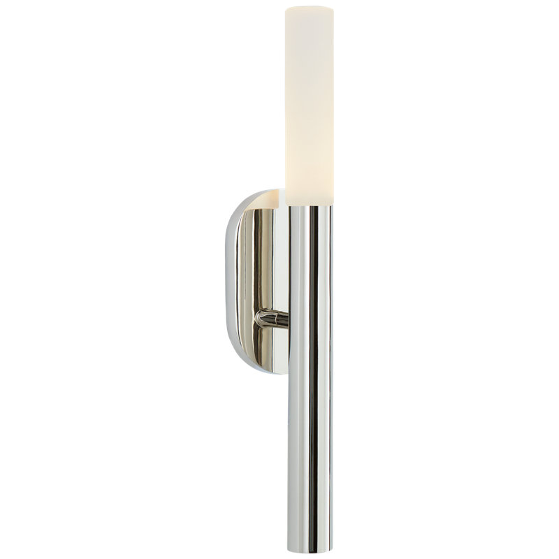 Kelly Wearstler Rousseau Small Bath Sconce, Polished Nickel