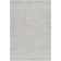 Rectangle Roeline Argyle PET Wool Area Rug in Gray