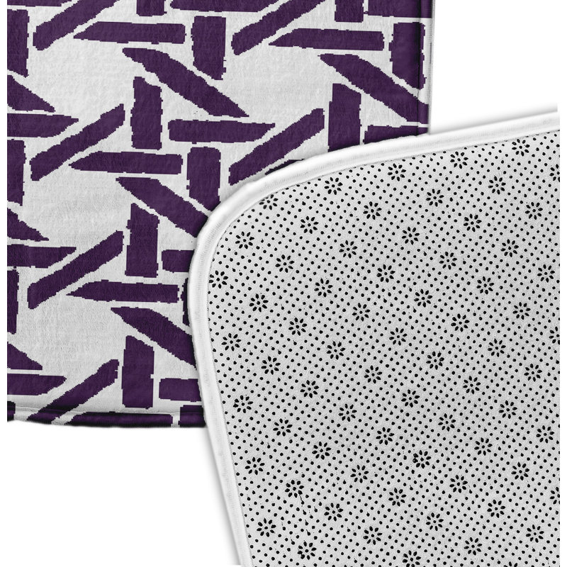 Tapis de bain Hess, H 18 po x L 30 po, Mauve