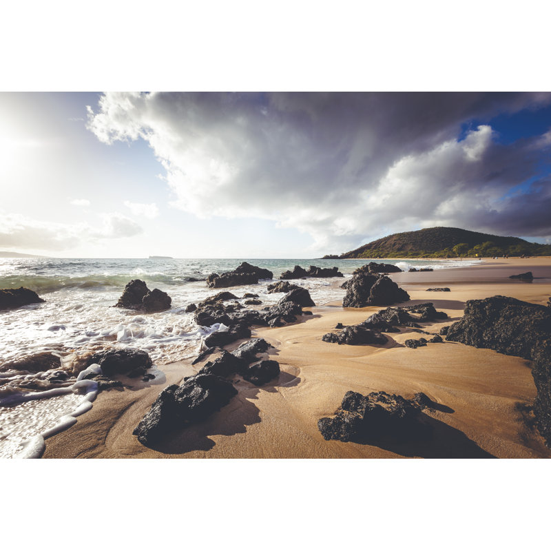 Makena Or Big Beach - Wrapped Canvas Print, 30cm H x 46cm W x 3.8cm D