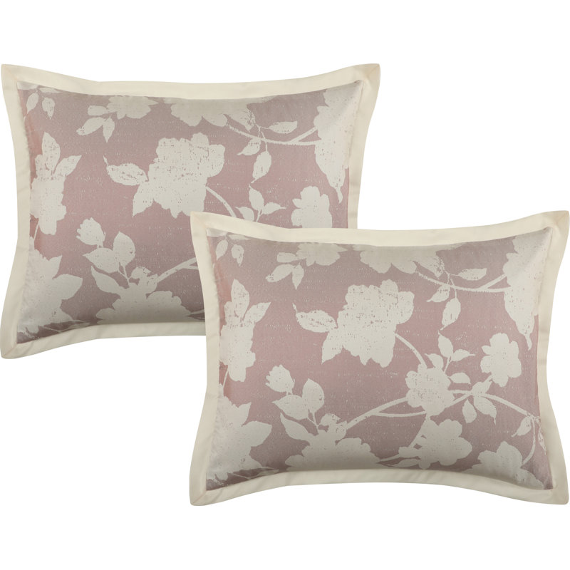 Danica 5 Piece Boho Chic Floral Comforter Set, Queen