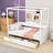 Karalin Twin 2 Drawers Wood Canopy DayBed-393888557