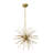 Lagertha 6 - Light Iron Dimmable Sputnik Sphere Chandelier