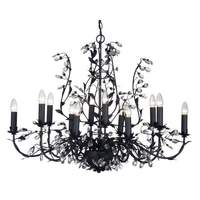 Clemmer 12 - Light Candle Style Chandelier