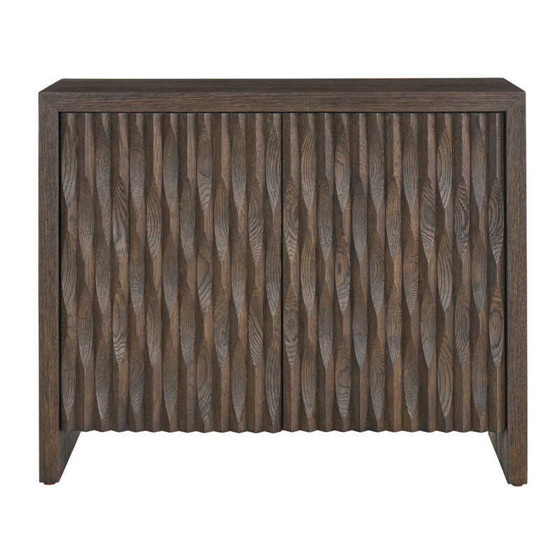 Modern Accent Cabinet, Brown