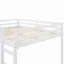 Lit mezzanine avec design multifonctionnel coulissant